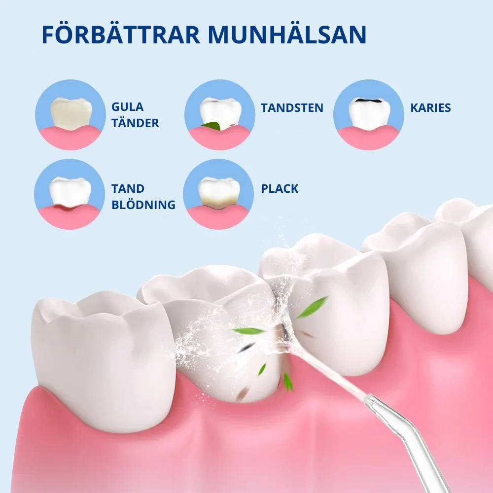 Flossi - Avlägsna matrester och bakterier