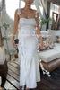 Romantic Getaway Round Decorative Draped Braid Fishtail Midi Dress